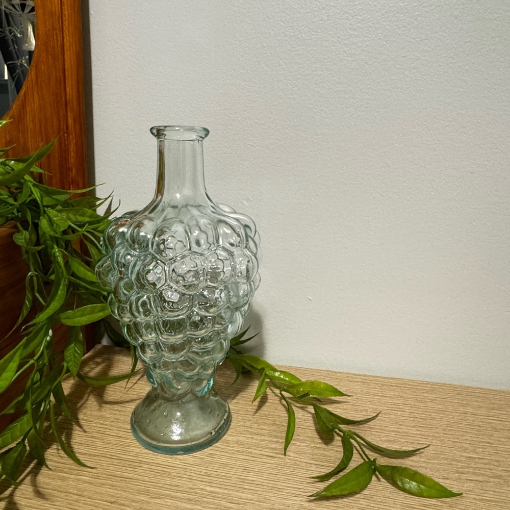 Light Blue Grape Decanter